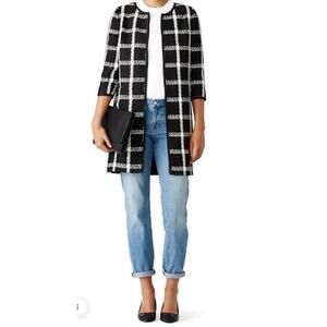 Ali And Jay Classic Tweed Shift Jacket Size XS